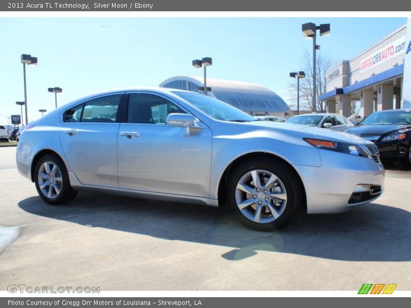 Silver Moon / Ebony 2013 Acura TL Technology