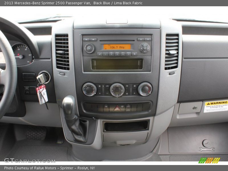 Controls of 2013 Sprinter 2500 Passenger Van