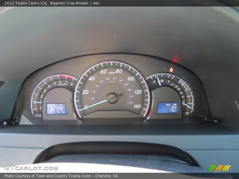 Magnetic Gray Metallic / Ash 2013 Toyota Camry XLE