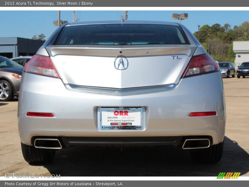 Silver Moon / Ebony 2013 Acura TL Technology