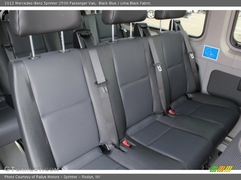 Rear Seat of 2013 Sprinter 2500 Passenger Van