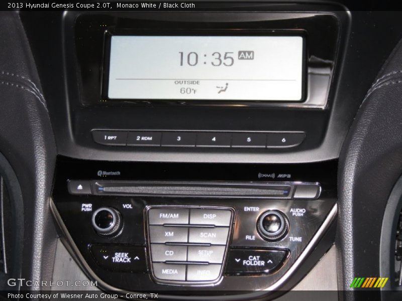 Controls of 2013 Genesis Coupe 2.0T