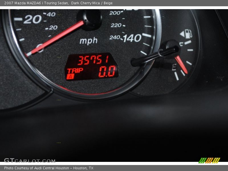 Dark Cherry Mica / Beige 2007 Mazda MAZDA6 i Touring Sedan