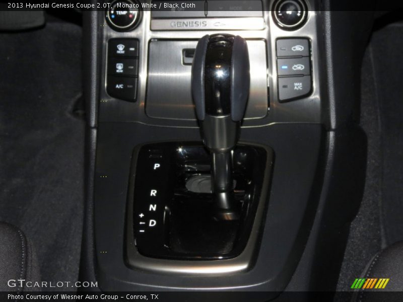  2013 Genesis Coupe 2.0T 8 Speed SHIFTRONIC Automatic Shifter