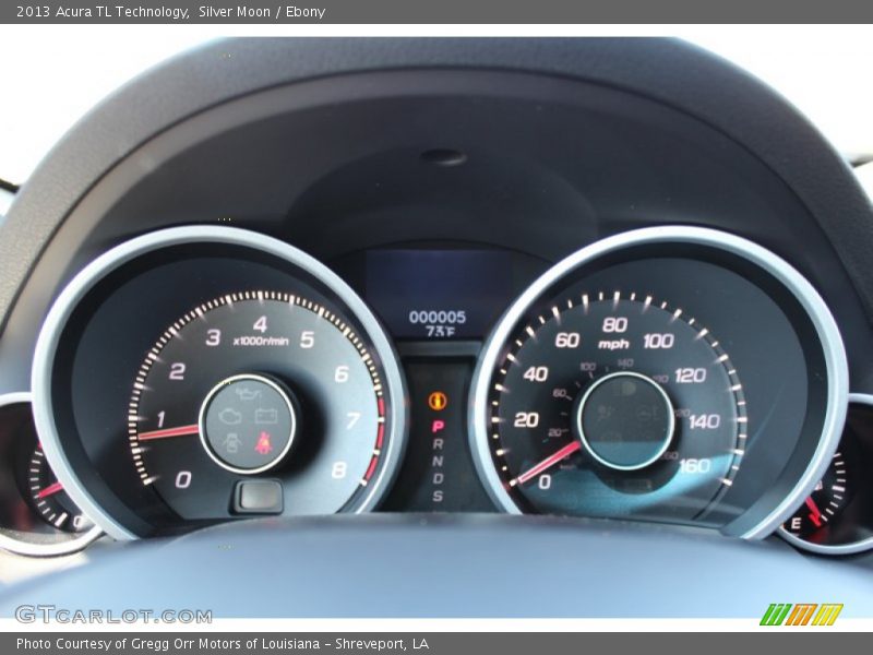 Silver Moon / Ebony 2013 Acura TL Technology