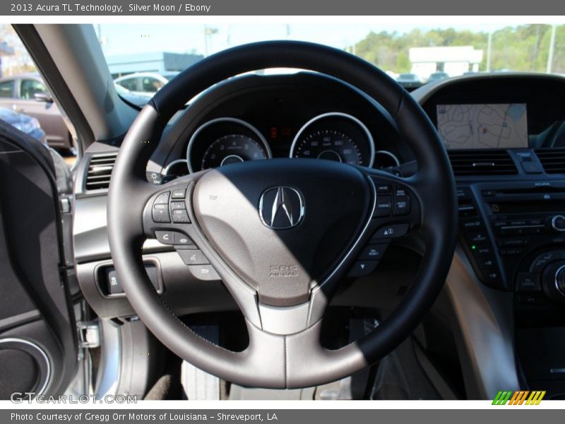 Silver Moon / Ebony 2013 Acura TL Technology