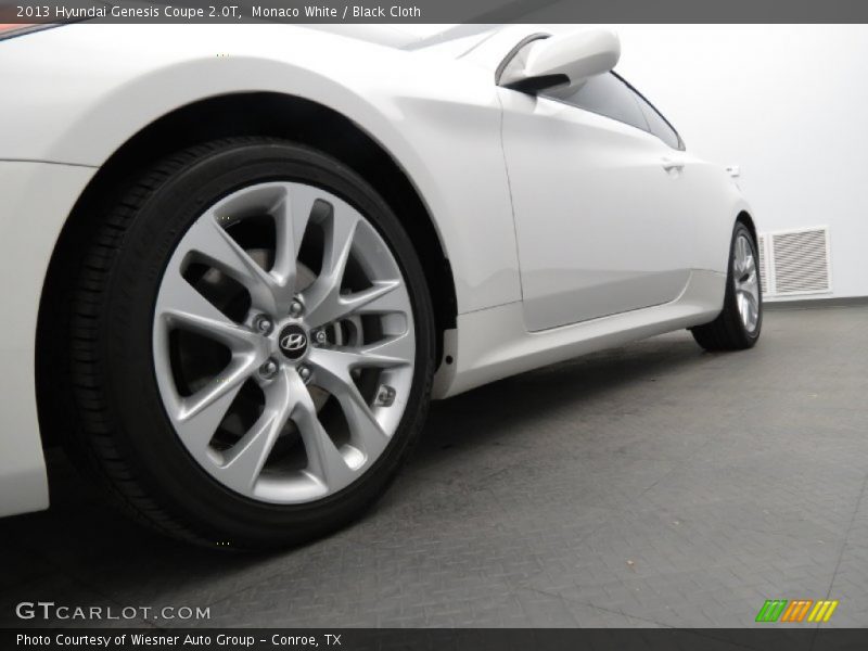 Monaco White / Black Cloth 2013 Hyundai Genesis Coupe 2.0T