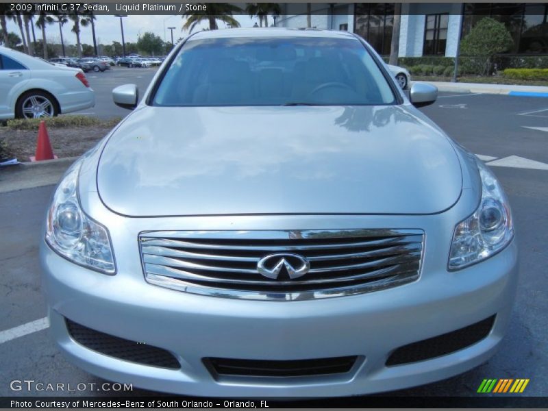 Liquid Platinum / Stone 2009 Infiniti G 37 Sedan