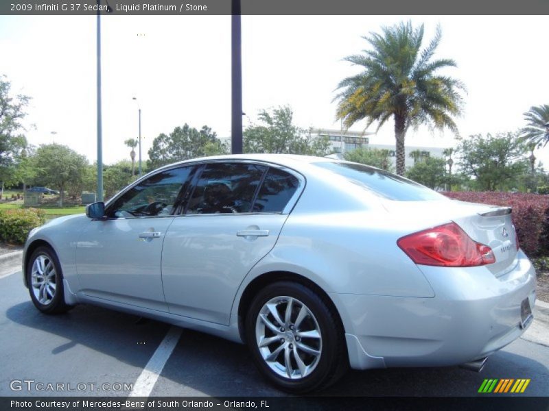 Liquid Platinum / Stone 2009 Infiniti G 37 Sedan
