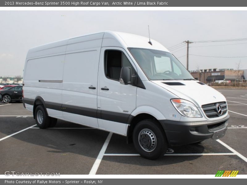 Front 3/4 View of 2013 Sprinter 3500 High Roof Cargo Van