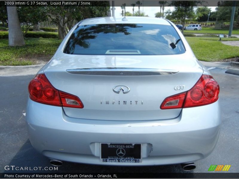 Liquid Platinum / Stone 2009 Infiniti G 37 Sedan