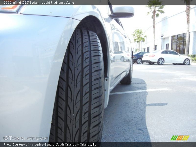 Liquid Platinum / Stone 2009 Infiniti G 37 Sedan