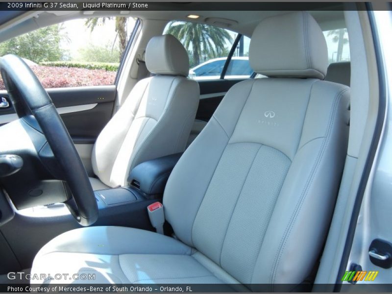 Liquid Platinum / Stone 2009 Infiniti G 37 Sedan