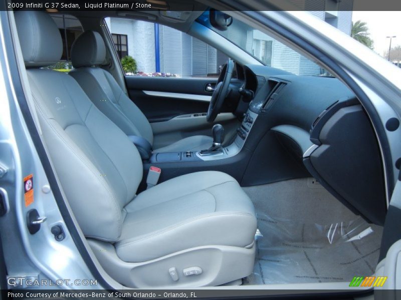 Liquid Platinum / Stone 2009 Infiniti G 37 Sedan