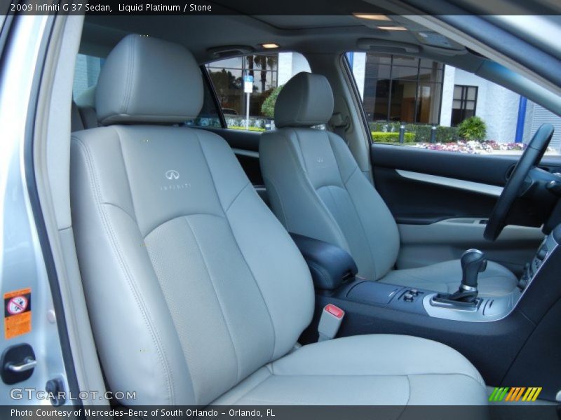 Liquid Platinum / Stone 2009 Infiniti G 37 Sedan