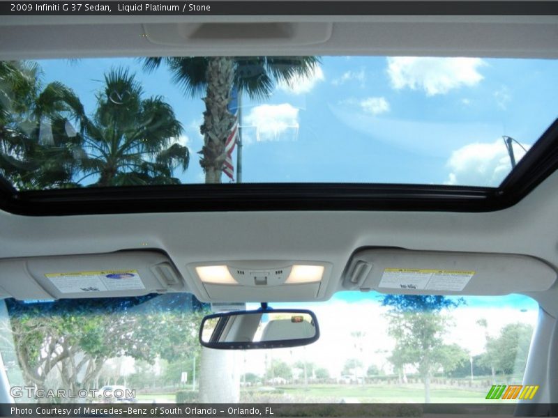 Liquid Platinum / Stone 2009 Infiniti G 37 Sedan