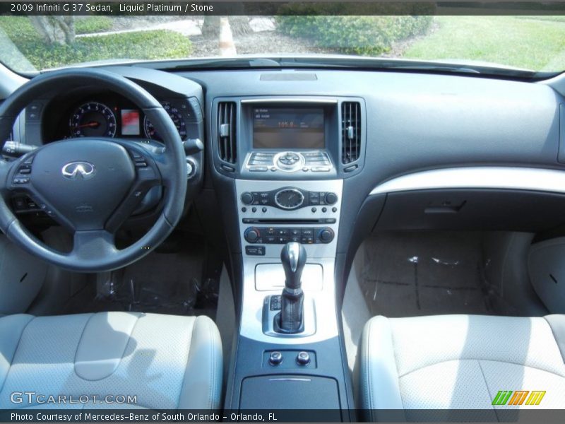 Liquid Platinum / Stone 2009 Infiniti G 37 Sedan