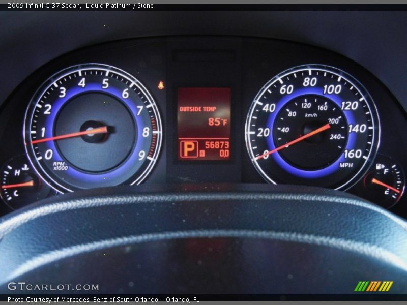 Liquid Platinum / Stone 2009 Infiniti G 37 Sedan