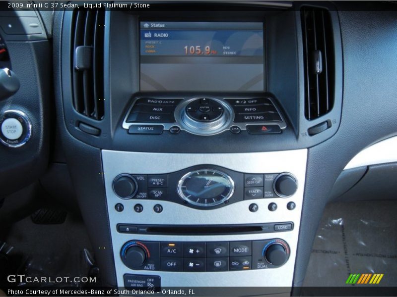 Liquid Platinum / Stone 2009 Infiniti G 37 Sedan