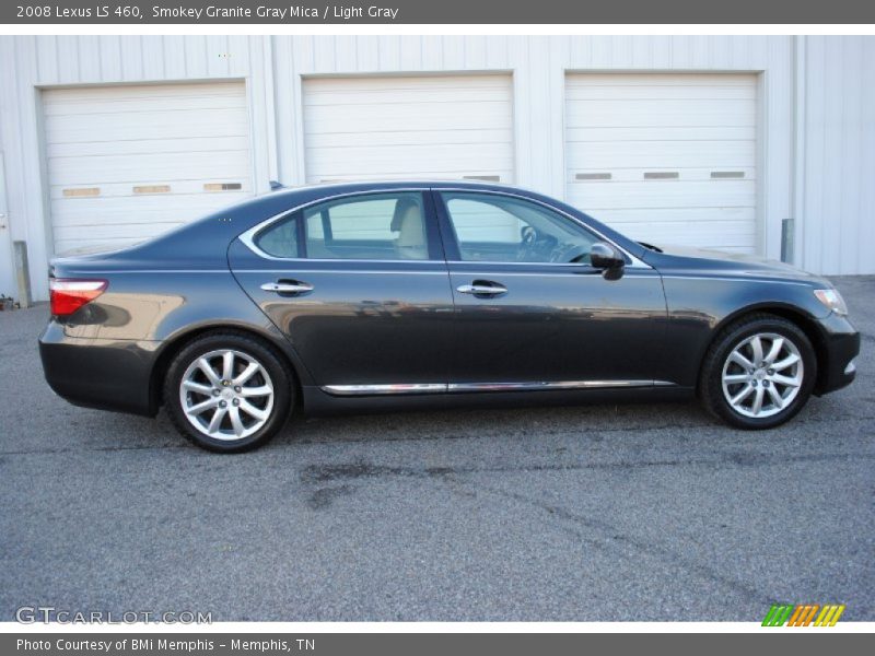 Smokey Granite Gray Mica / Light Gray 2008 Lexus LS 460