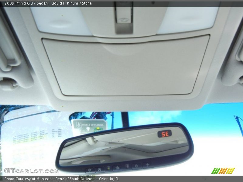 Liquid Platinum / Stone 2009 Infiniti G 37 Sedan