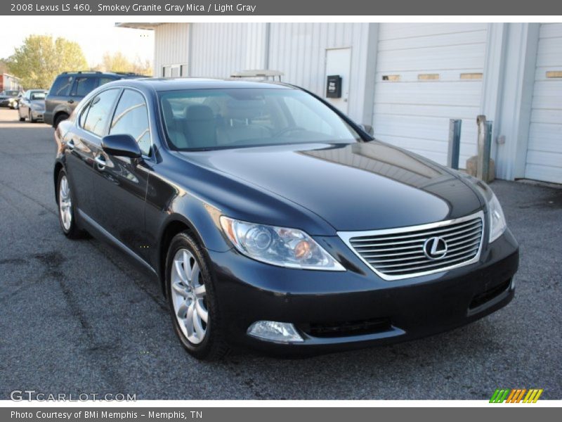 Smokey Granite Gray Mica / Light Gray 2008 Lexus LS 460
