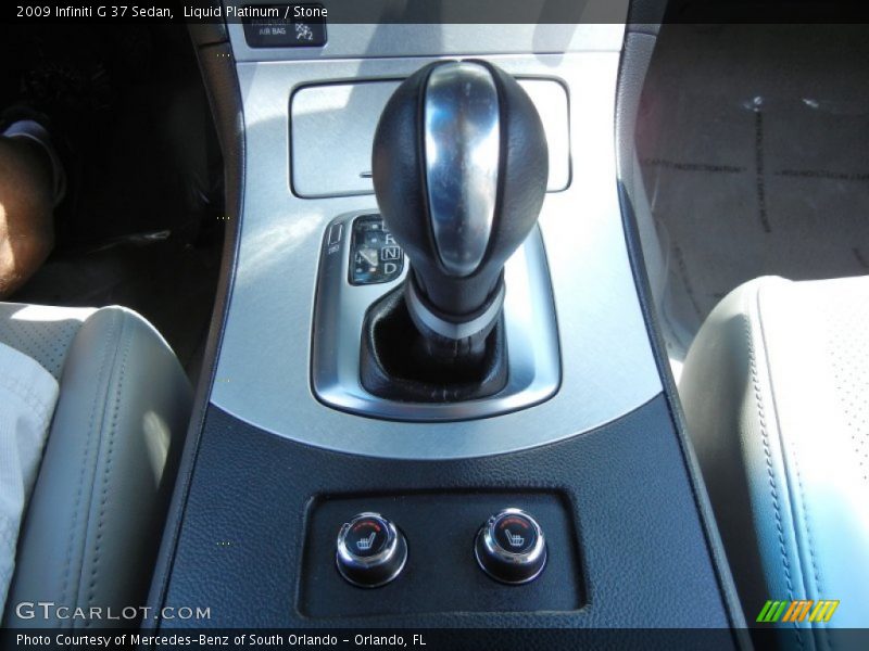 Liquid Platinum / Stone 2009 Infiniti G 37 Sedan
