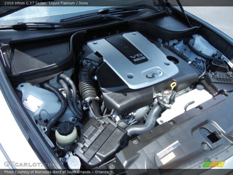 Liquid Platinum / Stone 2009 Infiniti G 37 Sedan