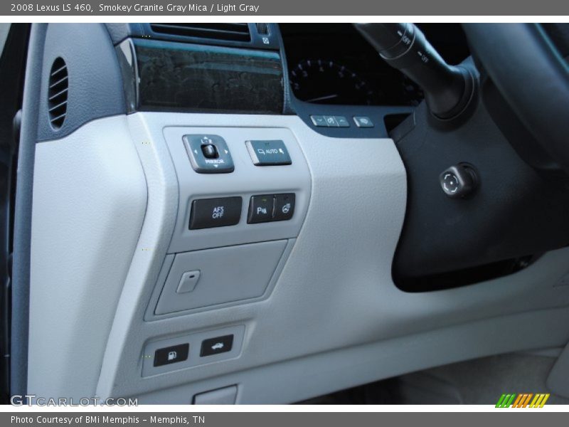 Smokey Granite Gray Mica / Light Gray 2008 Lexus LS 460
