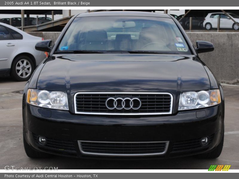 Brilliant Black / Beige 2005 Audi A4 1.8T Sedan