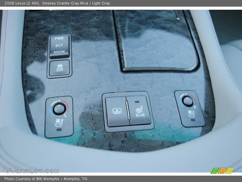 Smokey Granite Gray Mica / Light Gray 2008 Lexus LS 460