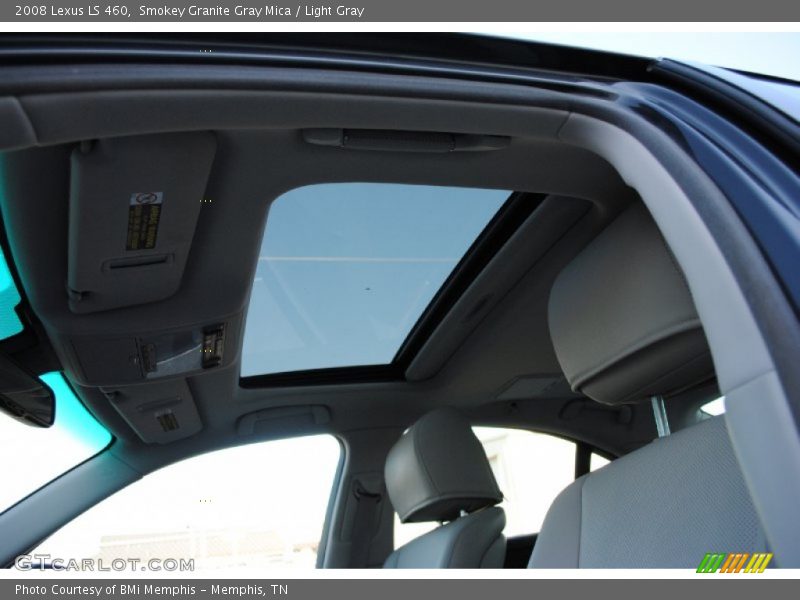 Smokey Granite Gray Mica / Light Gray 2008 Lexus LS 460