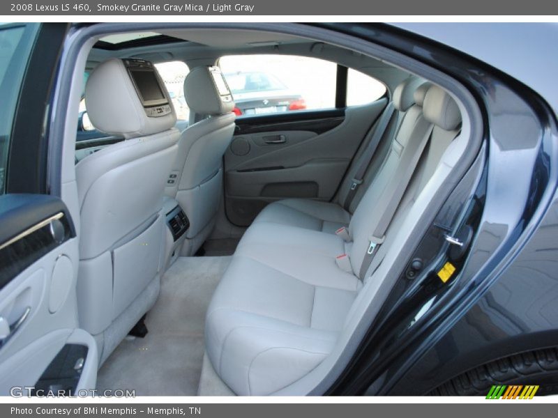 Smokey Granite Gray Mica / Light Gray 2008 Lexus LS 460