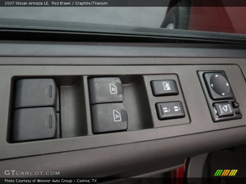 Red Brawn / Graphite/Titanium 2007 Nissan Armada LE