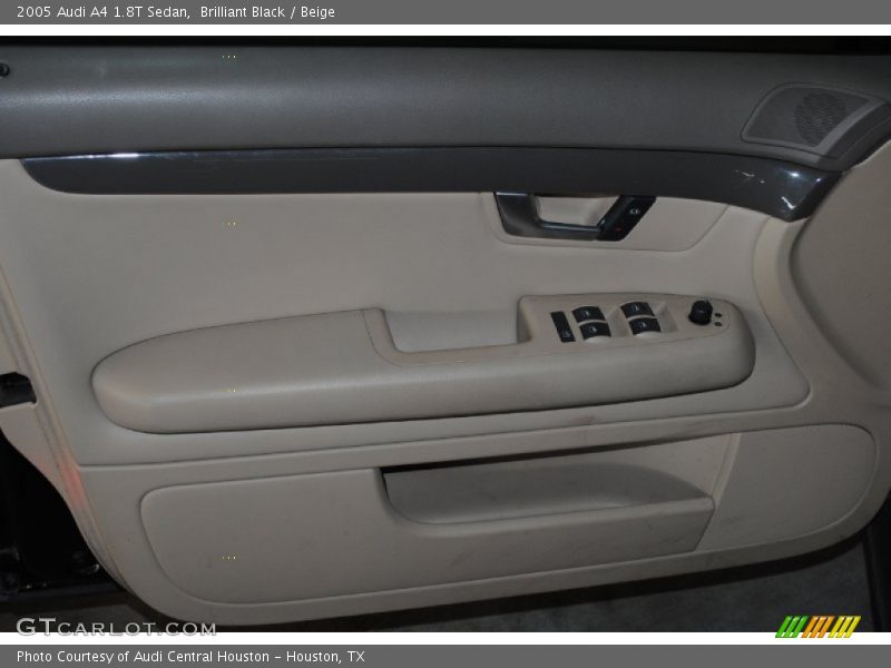 Brilliant Black / Beige 2005 Audi A4 1.8T Sedan