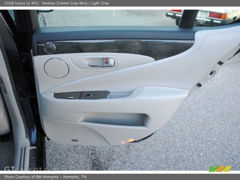 Smokey Granite Gray Mica / Light Gray 2008 Lexus LS 460