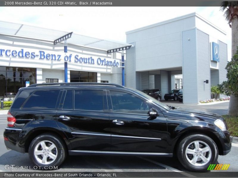 Black / Macadamia 2008 Mercedes-Benz GL 320 CDI 4Matic