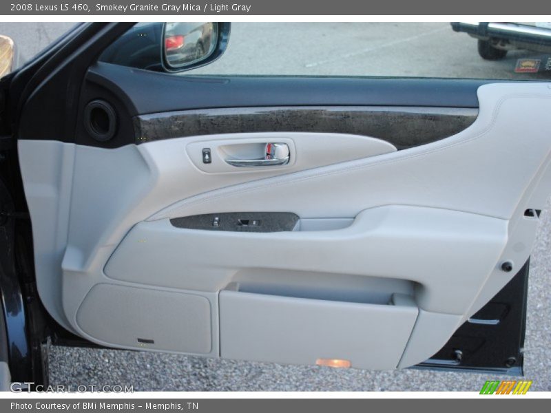 Smokey Granite Gray Mica / Light Gray 2008 Lexus LS 460