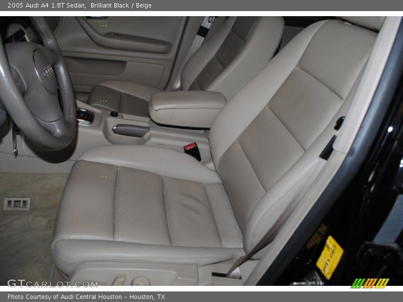 Front Seat of 2005 A4 1.8T Sedan