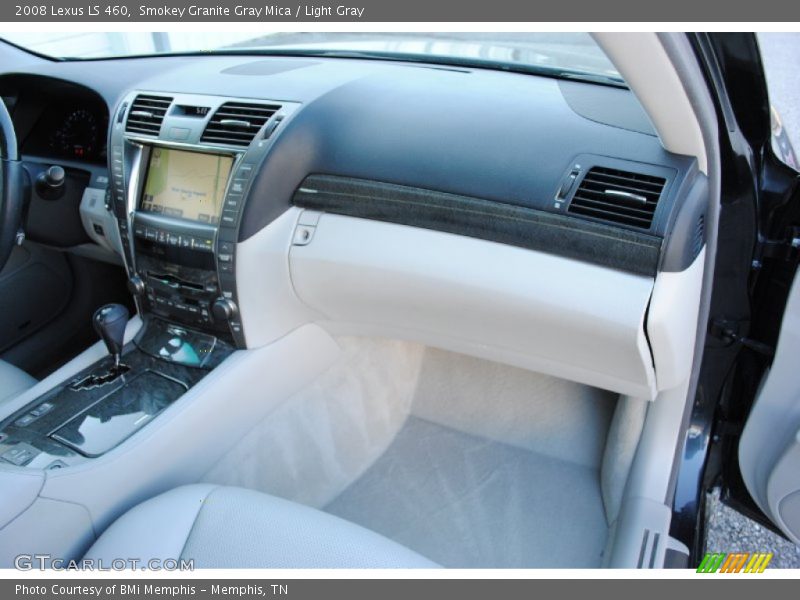 Smokey Granite Gray Mica / Light Gray 2008 Lexus LS 460
