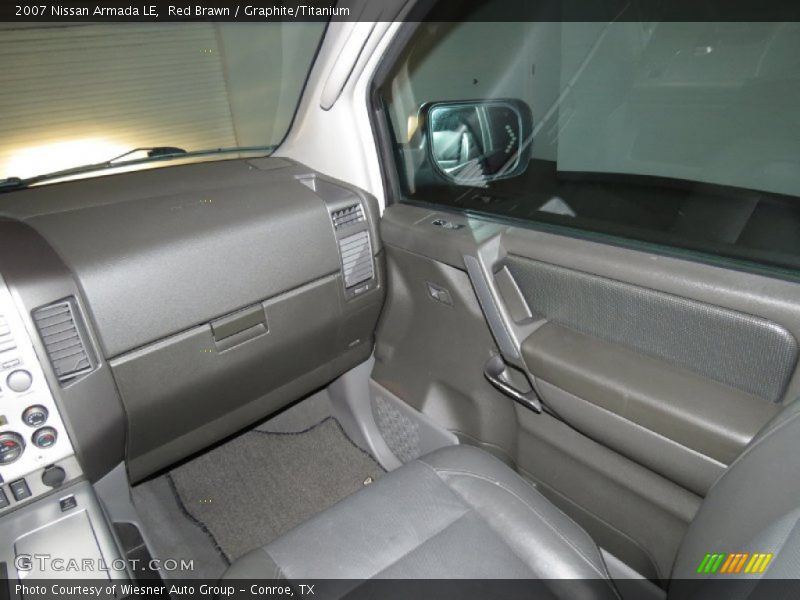 Red Brawn / Graphite/Titanium 2007 Nissan Armada LE