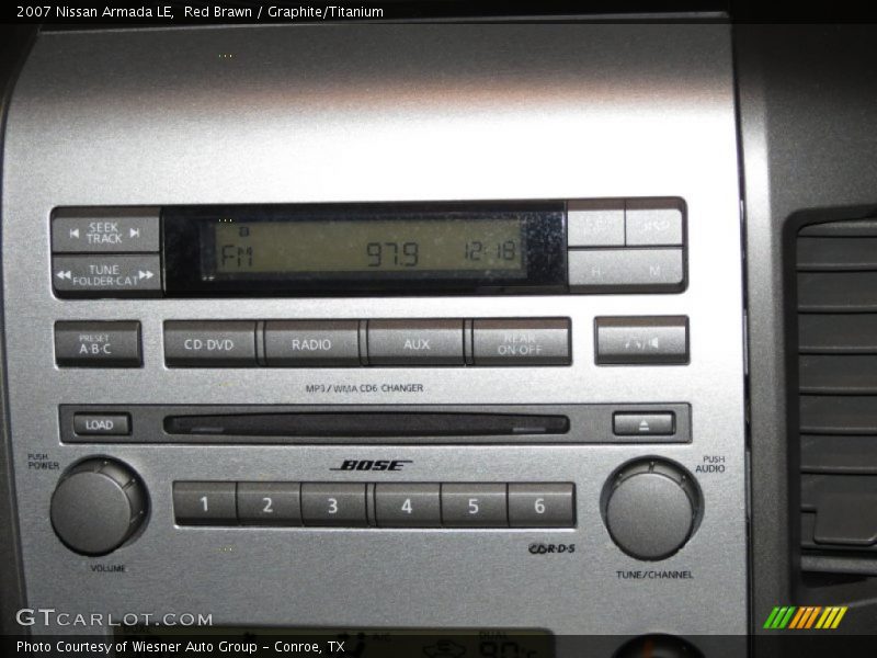 Red Brawn / Graphite/Titanium 2007 Nissan Armada LE