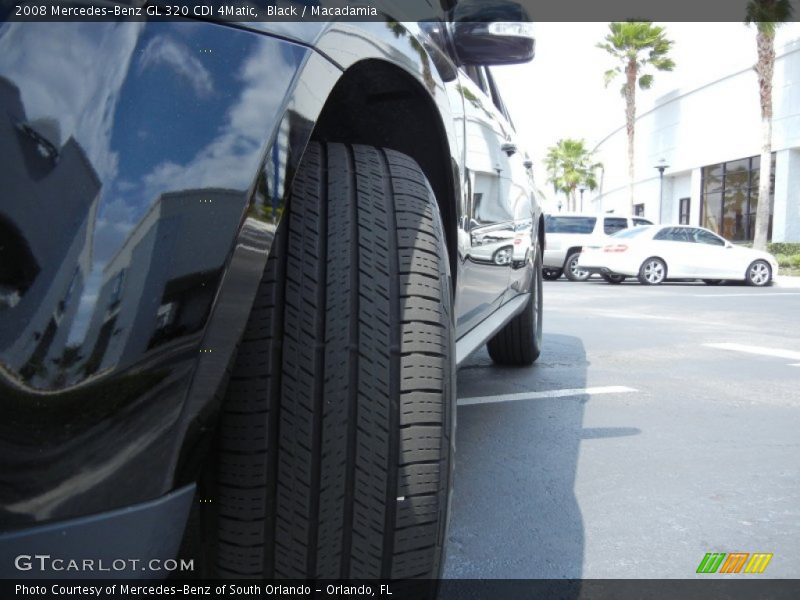 Black / Macadamia 2008 Mercedes-Benz GL 320 CDI 4Matic
