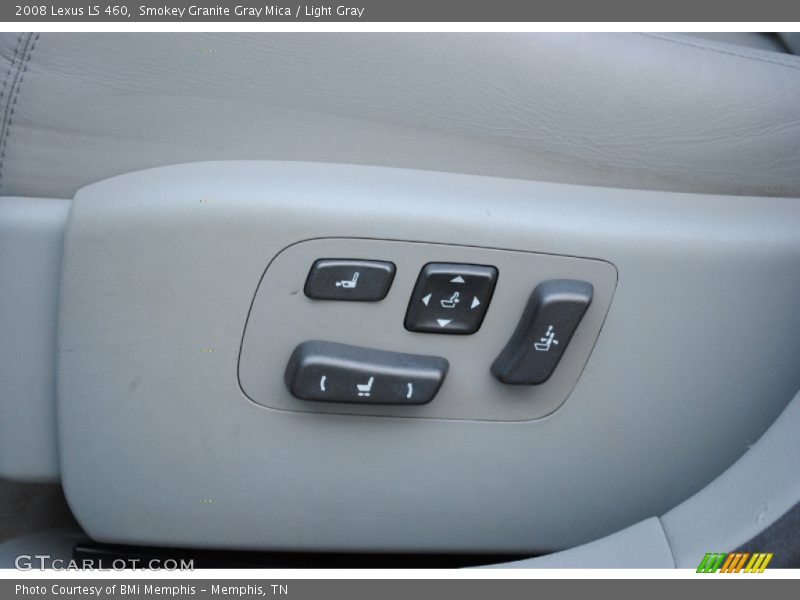 Smokey Granite Gray Mica / Light Gray 2008 Lexus LS 460