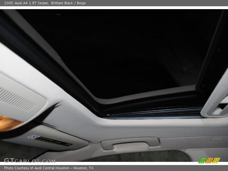 Brilliant Black / Beige 2005 Audi A4 1.8T Sedan