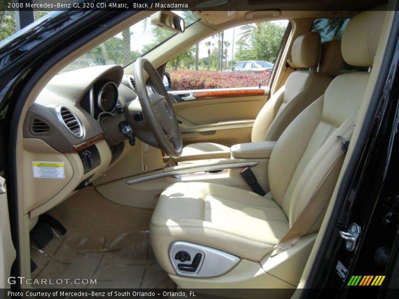 Black / Macadamia 2008 Mercedes-Benz GL 320 CDI 4Matic