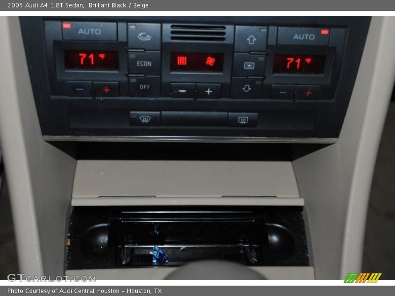 Brilliant Black / Beige 2005 Audi A4 1.8T Sedan