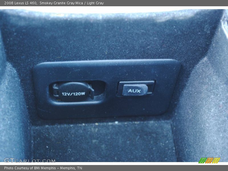 Smokey Granite Gray Mica / Light Gray 2008 Lexus LS 460
