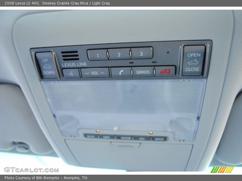 Smokey Granite Gray Mica / Light Gray 2008 Lexus LS 460