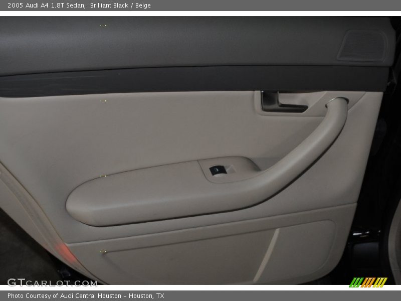 Brilliant Black / Beige 2005 Audi A4 1.8T Sedan